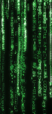 Modern roller blind Green ciphers