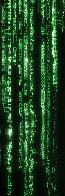 Modern roller blind Green ciphers