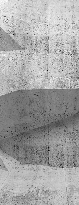 Roller blind for large window 3D stone wall
