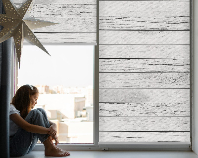 Fabric roller blind Gray boards