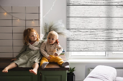 Fabric roller blind Gray boards
