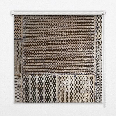 Modern roller blind Metal wall