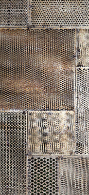 Modern roller blind Metal wall