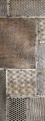 Modern roller blind Metal wall