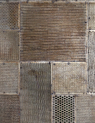 Modern roller blind Metal wall