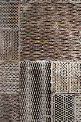 Modern roller blind Metal wall