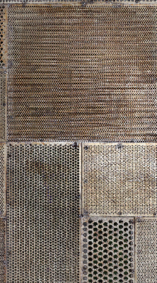 Modern roller blind Metal wall