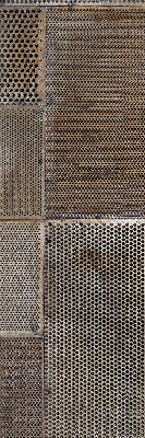Modern roller blind Metal wall