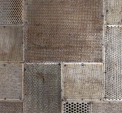 Modern roller blind Metal wall