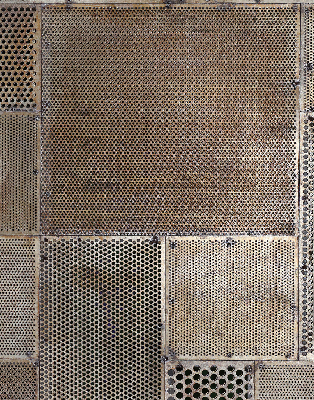 Modern roller blind Metal wall
