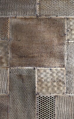 Modern roller blind Metal wall