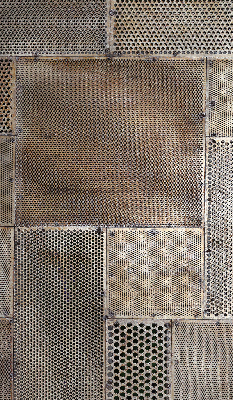 Modern roller blind Metal wall
