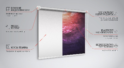 Roller blind for large window Galaxy