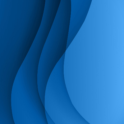 Roller blind for large window Blue waves