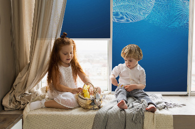 Modern roller blind Blue animation