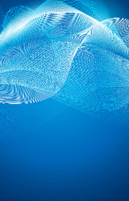 Modern roller blind Blue animation