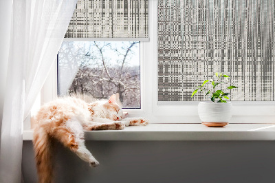 Roller blind for large window Mirror abstraction