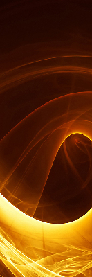 Roller blind for large window Orange abstraction