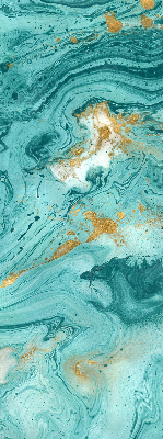 Modern roller blind Turquoise granite