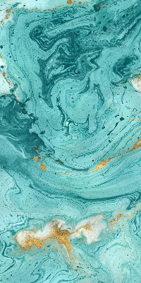 Modern roller blind Turquoise granite