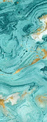 Modern roller blind Turquoise granite