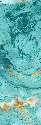 Modern roller blind Turquoise granite