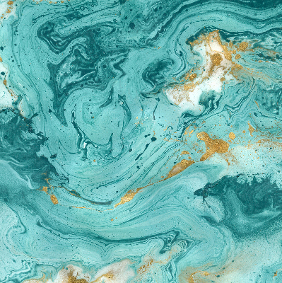 Modern roller blind Turquoise granite