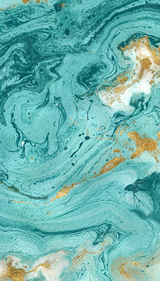Modern roller blind Turquoise granite