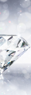 Roller blind for large window Diamonds