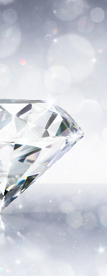 Roller blind for large window Diamonds