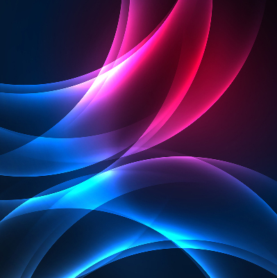 Fabric roller blind Colorful animation