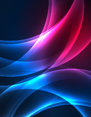 Fabric roller blind Colorful animation