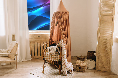 Fabric roller blind Colorful animation