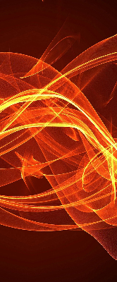 Modern roller blind Orange abstraction