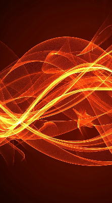 Modern roller blind Orange abstraction