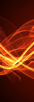 Modern roller blind Orange abstraction
