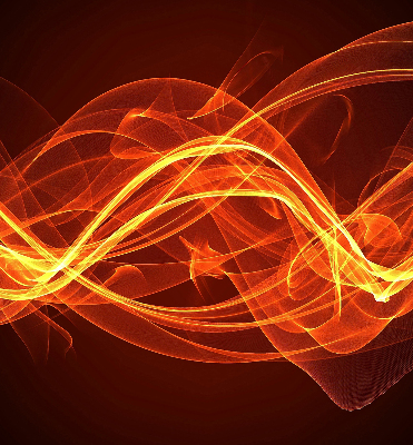 Modern roller blind Orange abstraction
