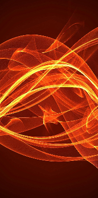 Modern roller blind Orange abstraction