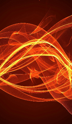 Modern roller blind Orange abstraction