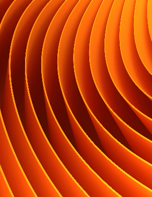 Modern roller blind Orange abstraction