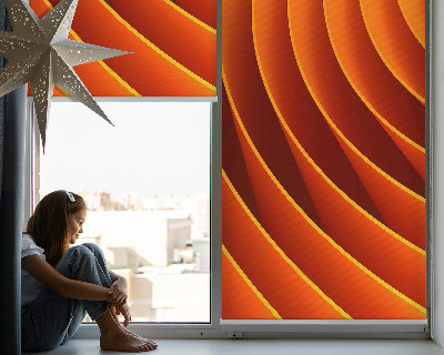 Modern roller blind Orange abstraction