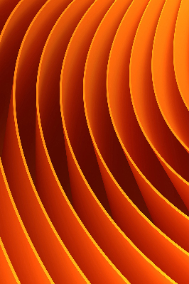 Modern roller blind Orange abstraction