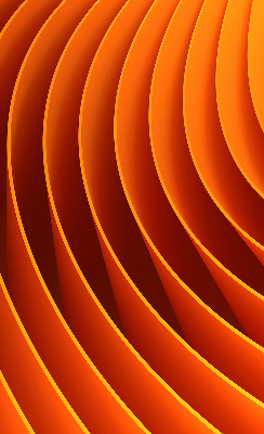 Modern roller blind Orange abstraction