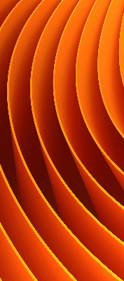 Modern roller blind Orange abstraction