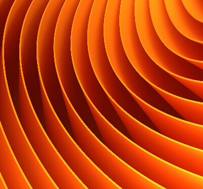 Modern roller blind Orange abstraction