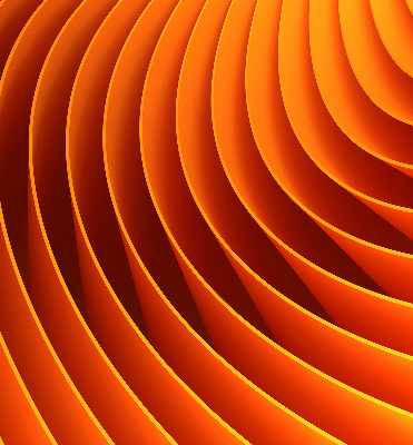 Modern roller blind Orange abstraction