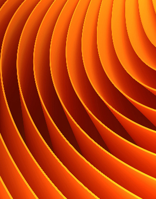 Modern roller blind Orange abstraction