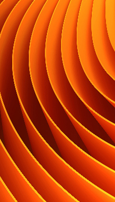 Modern roller blind Orange abstraction