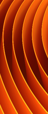 Modern roller blind Orange abstraction