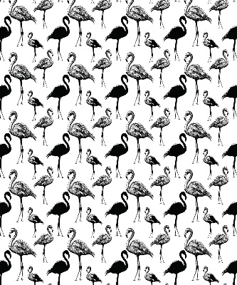 Roller blind for large window Black flamingos